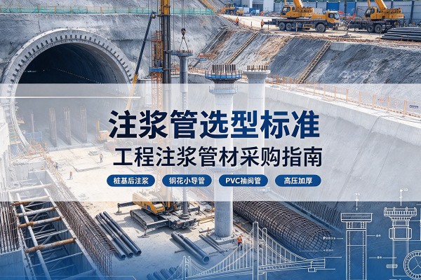 杭州注浆管选型标准