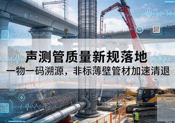 杭州声测管质量新规落地，一物一码溯源，非标薄壁管材加速清退